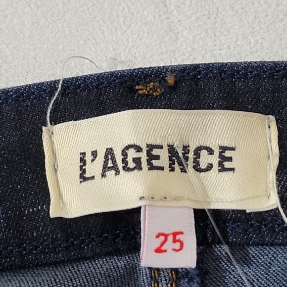2/$50 L'Agence Dark Blue Jeans Size 25 - Picture 3 of 5